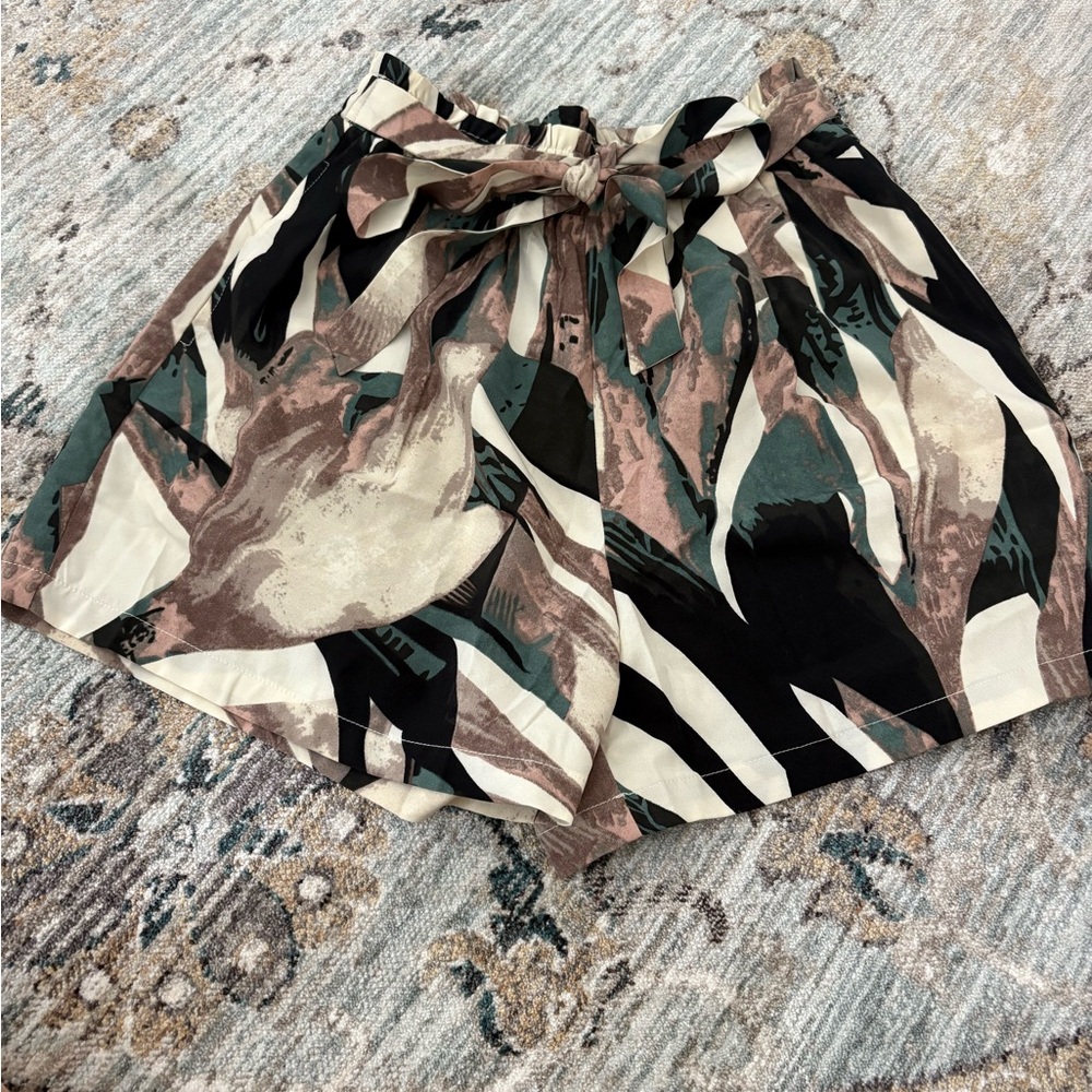 Elegant Leaf Print Women's Skirt